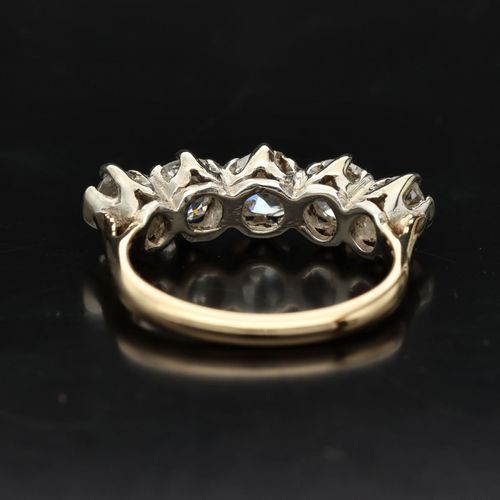 Edwardian Five Stone Diamond Ring image-5