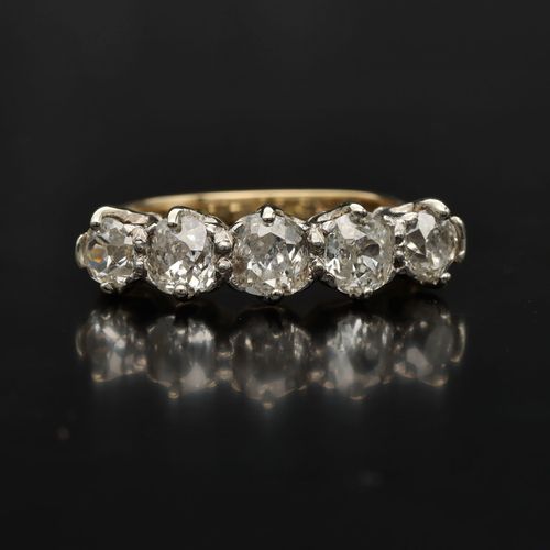 Edwardian Five Stone Diamond Ring image-2