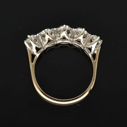 Edwardian Five Stone Diamond Ring image-6