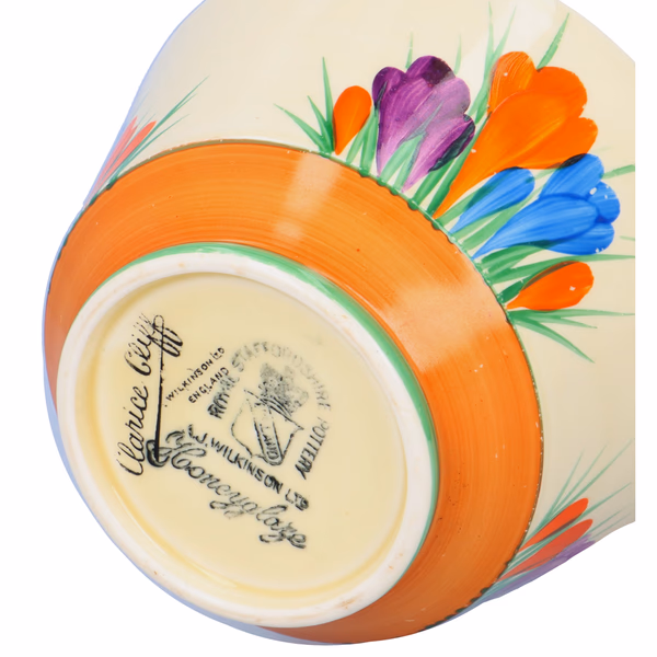 Clarice Cliff Athens Shape Autumn Crocus Sugar Bowl