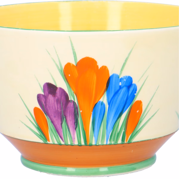 Clarice Cliff Athens Shape Autumn Crocus Sugar Bowl