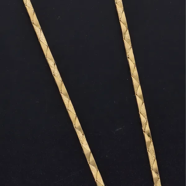 9ct Yellow Gold Diamond Necklace