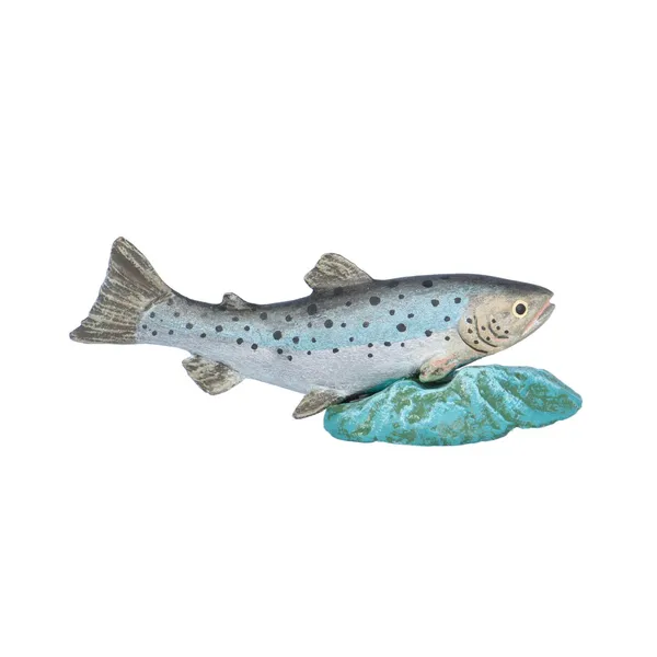 Cold Painted Bronze Fish