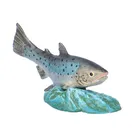 Cold Painted Bronze Fish