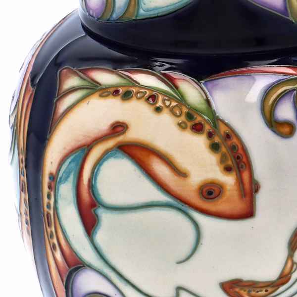 Moorcroft Shoal Ginger Jar