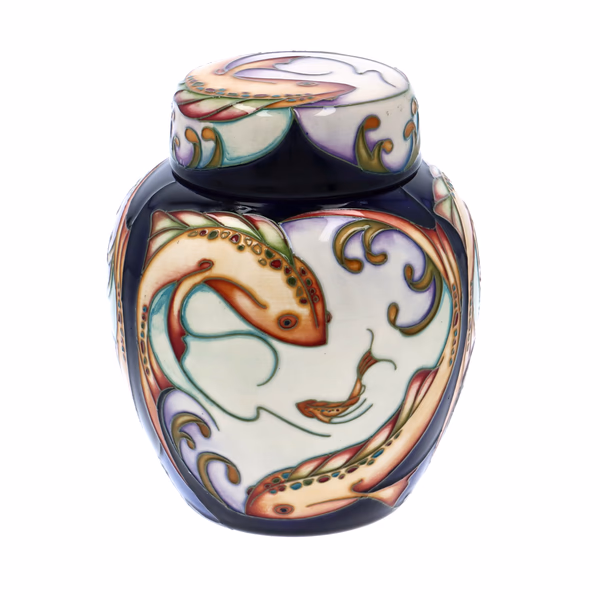 Moorcroft Shoal Ginger Jar