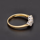 18ct Yellow Gold Three-Stone 0.50ct Diamond Ring