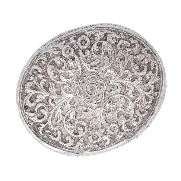 Silver Anglo Indian Raj Table Snuffbox