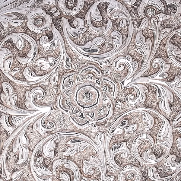 Silver Anglo Indian Raj Table Snuffbox
