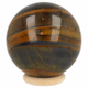 Tijgeroog bol 78 mm - 360° presentation
