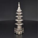 Chinese Silver Pagoda Pepperette