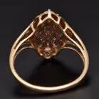 Gold Tanzanite Diamond Ring