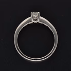 Platinum Ring With 0.75ct GIA-Certified Luminaire-Cut Diamond