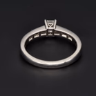 Platinum Ring With 0.75ct GIA-Certified Luminaire-Cut Diamond