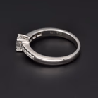 Platinum Ring With 0.75ct GIA-Certified Luminaire-Cut Diamond