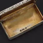 William IV Silver Snuff Box