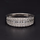 9ct White Gold Diamond Ring