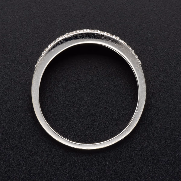 9ct White Gold Diamond Ring