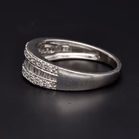 9ct White Gold Diamond Ring
