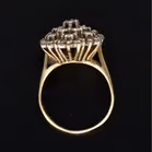 18ct Gold Diamond Cluster Ring