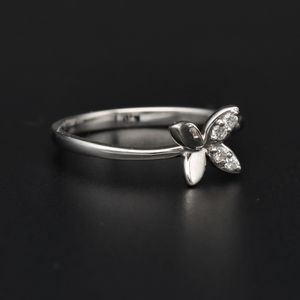 18ct Gold Diamond Butterfly Ring. C.W.Sellors