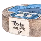 Large Troika Wheel Vase