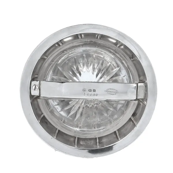 Heavy Sterling Silver Inkwell