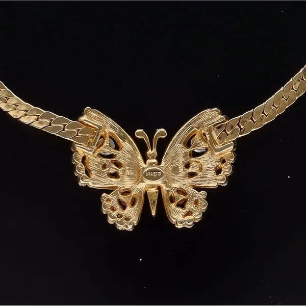 Rare Vintage Butterfly Jewellery Set