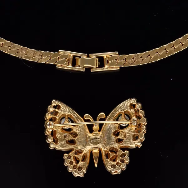 Rare Vintage Butterfly Jewellery Set