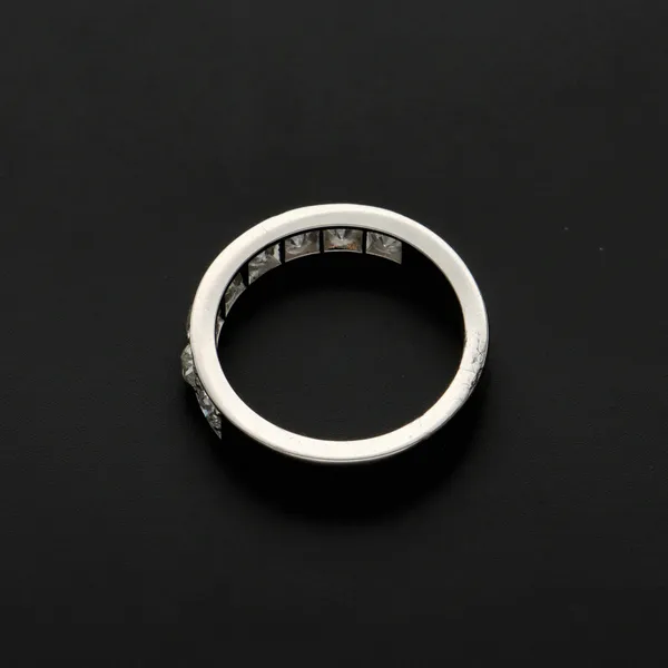 Platinum 1.1ct Diamond Half Eternity Ring