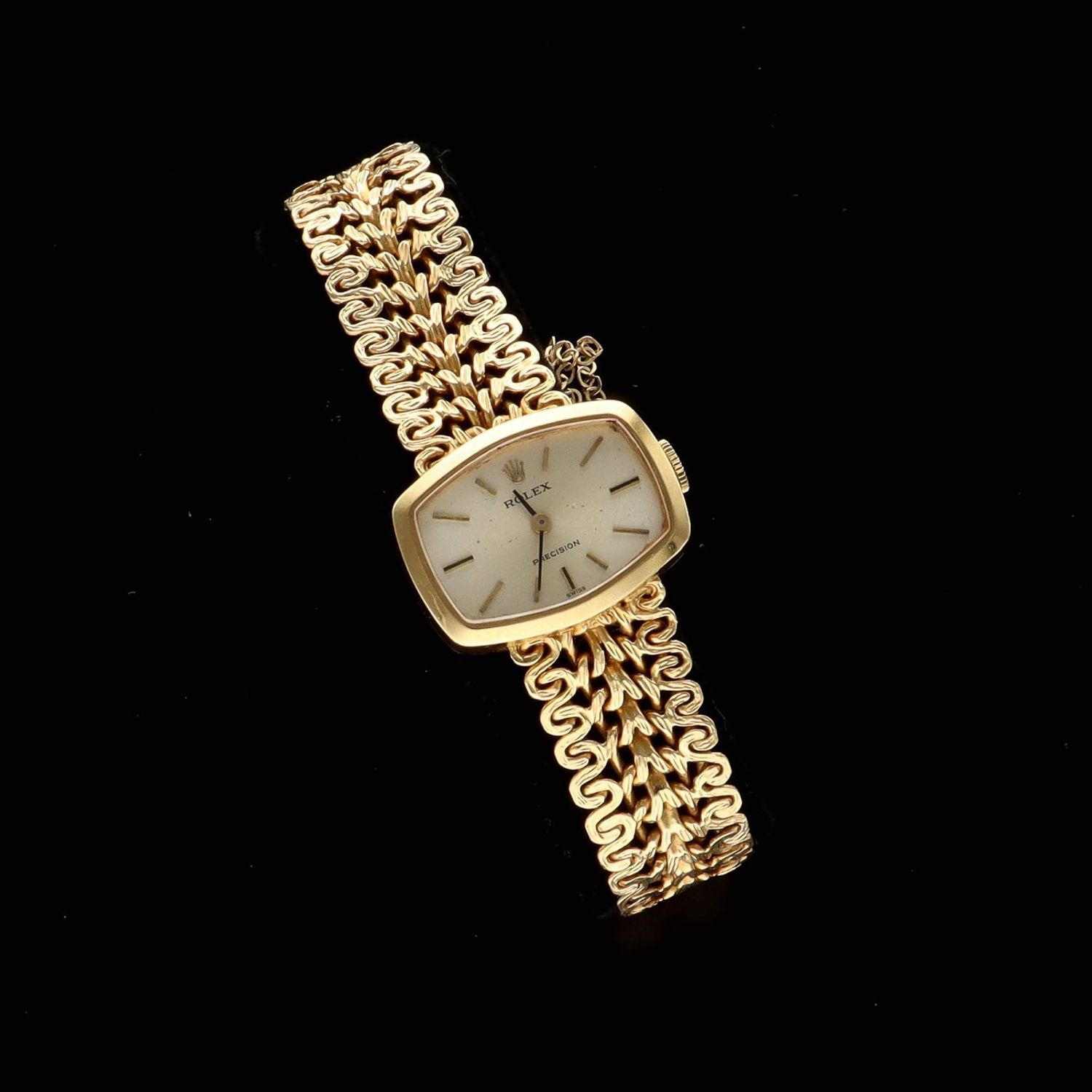 Rolex precision ladies gold on sale watch