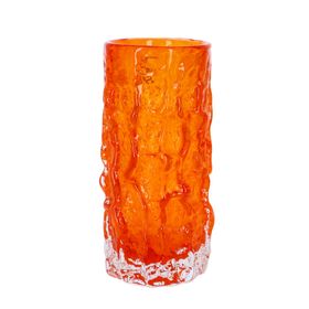 Whitefriars Small Tangerine Bark Vase