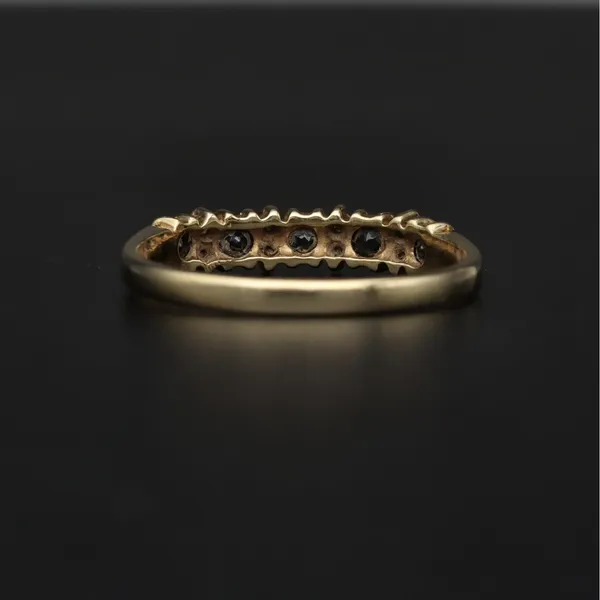 Gold Sapphire Diamond Ring