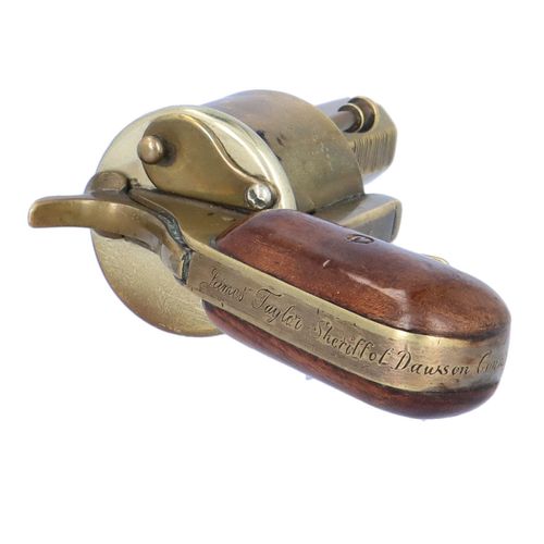 Victorian Brass Pistol Shaped Vesta Case/Cigar Cutter image-3