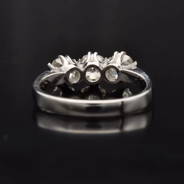 18ct Gold Old Cut Diamond Ring