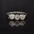 18ct Gold Old Cut Diamond Ring