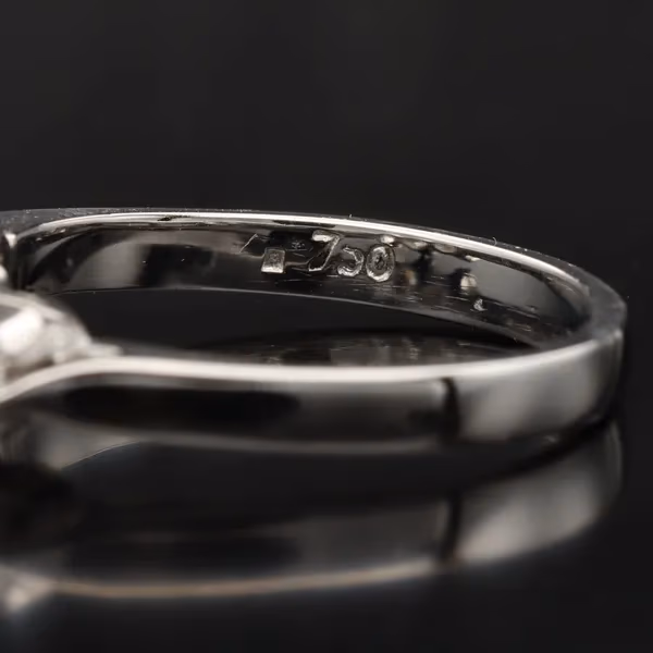 18ct Gold Old Cut Diamond Ring
