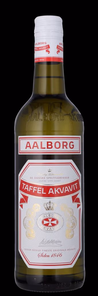 ÅLBORG TAFFEL AKVAVIT 45% Akvavit/Aquavit Rød Ålborg Rød Aalborg