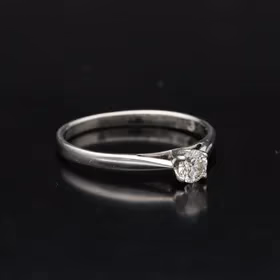18ct Gold Brlliant cut Diamond Forever Ring
