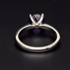 Platinum Amethyst Ring