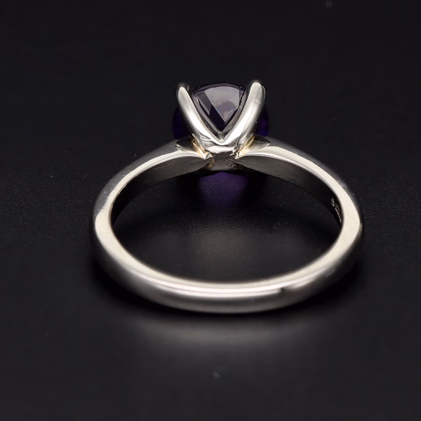Platinum Amethyst Ring