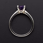 Platinum Amethyst Ring