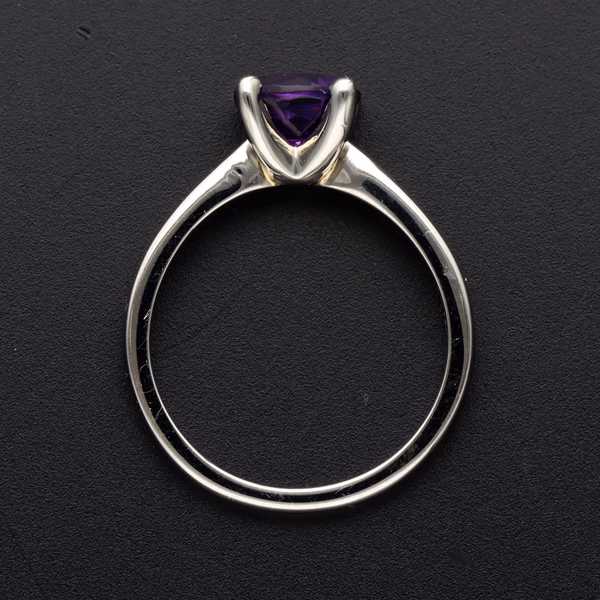 Platinum Amethyst Ring