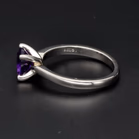 Platinum Amethyst Ring