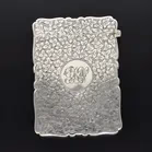 Engraved Silver Card Case