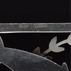 Georg Jensen Silver Dolphin Brooch by Arno Malinowski
