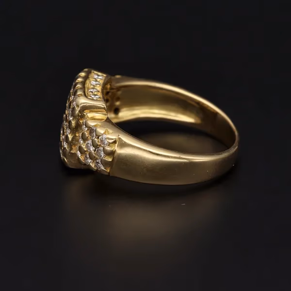 18ct Yellow Gold & Diamond Ring