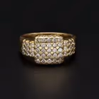 18ct Yellow Gold & Diamond Ring