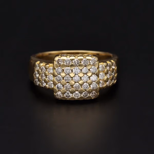 18ct Yellow Gold & Diamond Ring
