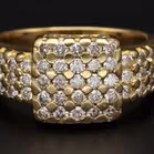 18ct Yellow Gold & Diamond Ring